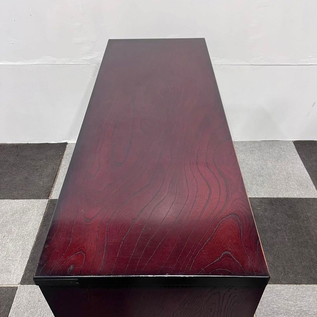 古道具 和箪笥 棚 タンス チェスト ショーケース 木製 什器 家具 De081