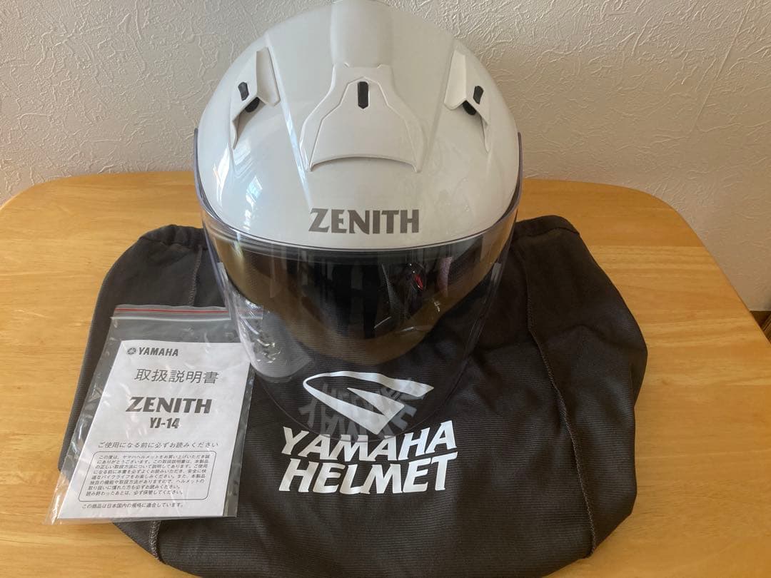【美品】ヤマハ ZENITH バイクヘルメット ジェット YJ-14　Lサイズ