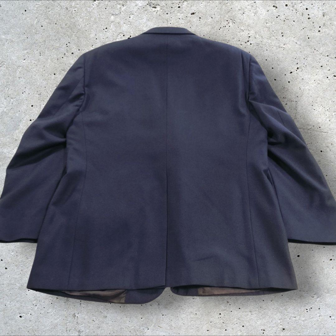 BURBERRYS 米国製 金ボタン ブレザー 紺 カシミヤ混