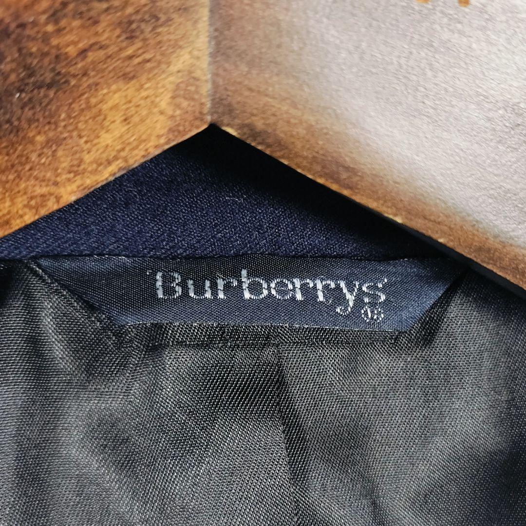 BURBERRYS 米国製 金ボタン ブレザー 紺 カシミヤ混