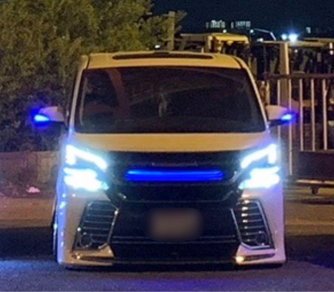 ぽこた 30ヴェルファイア前期モデリスタLEDフロントグリルハーネス欠品