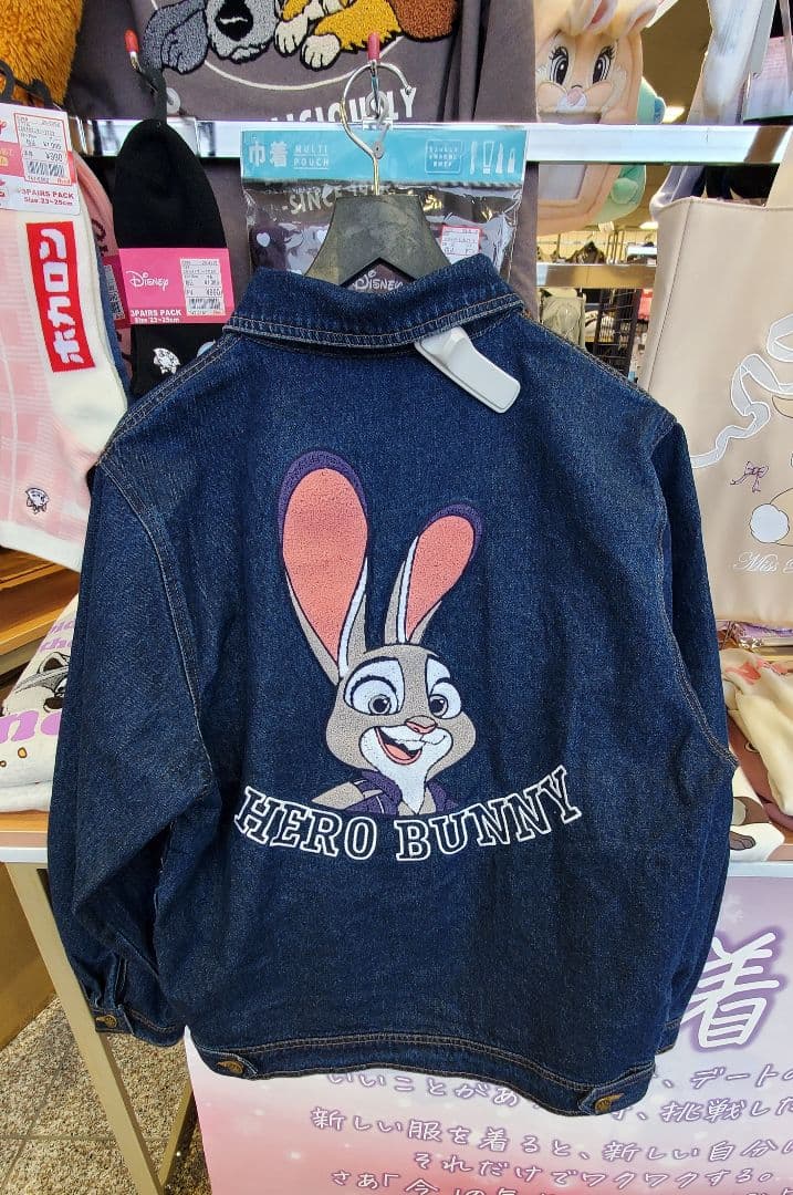 ズートピア　アベイル　ディズニー　サガラ刺繍　デニムジャケット　♡ジュディ♡