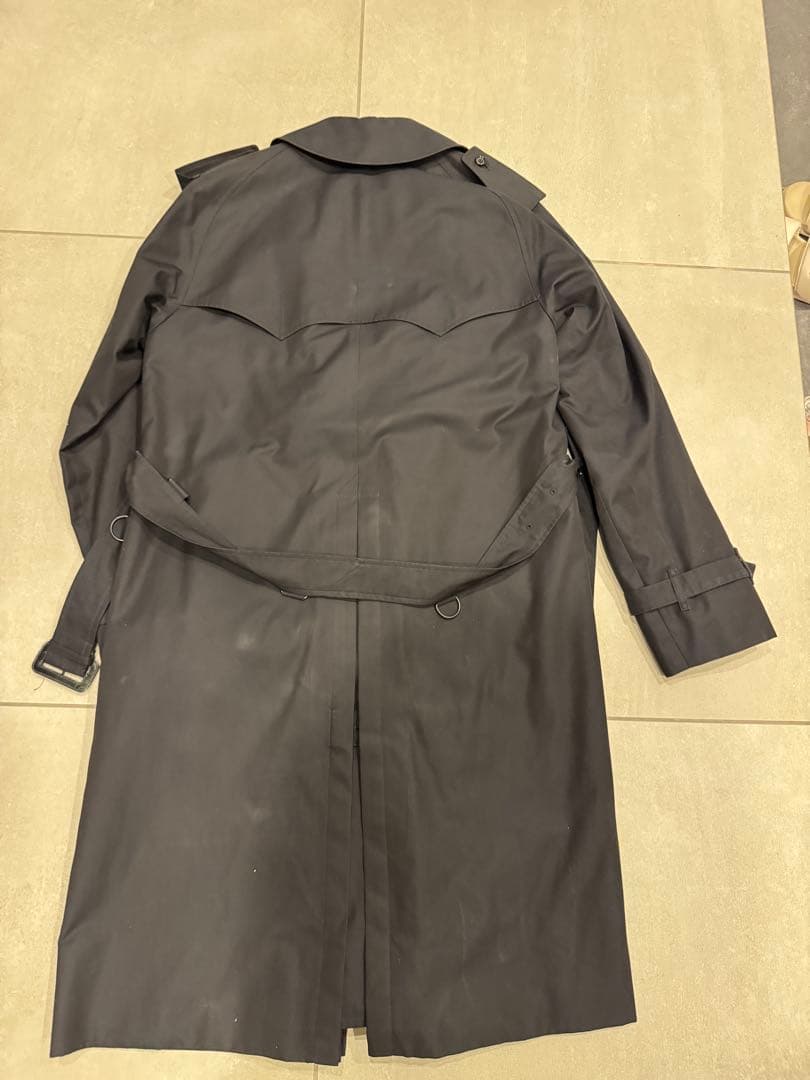美品　マッキントッシュロンドン　トレンチコート　ブラック　Lサイズ