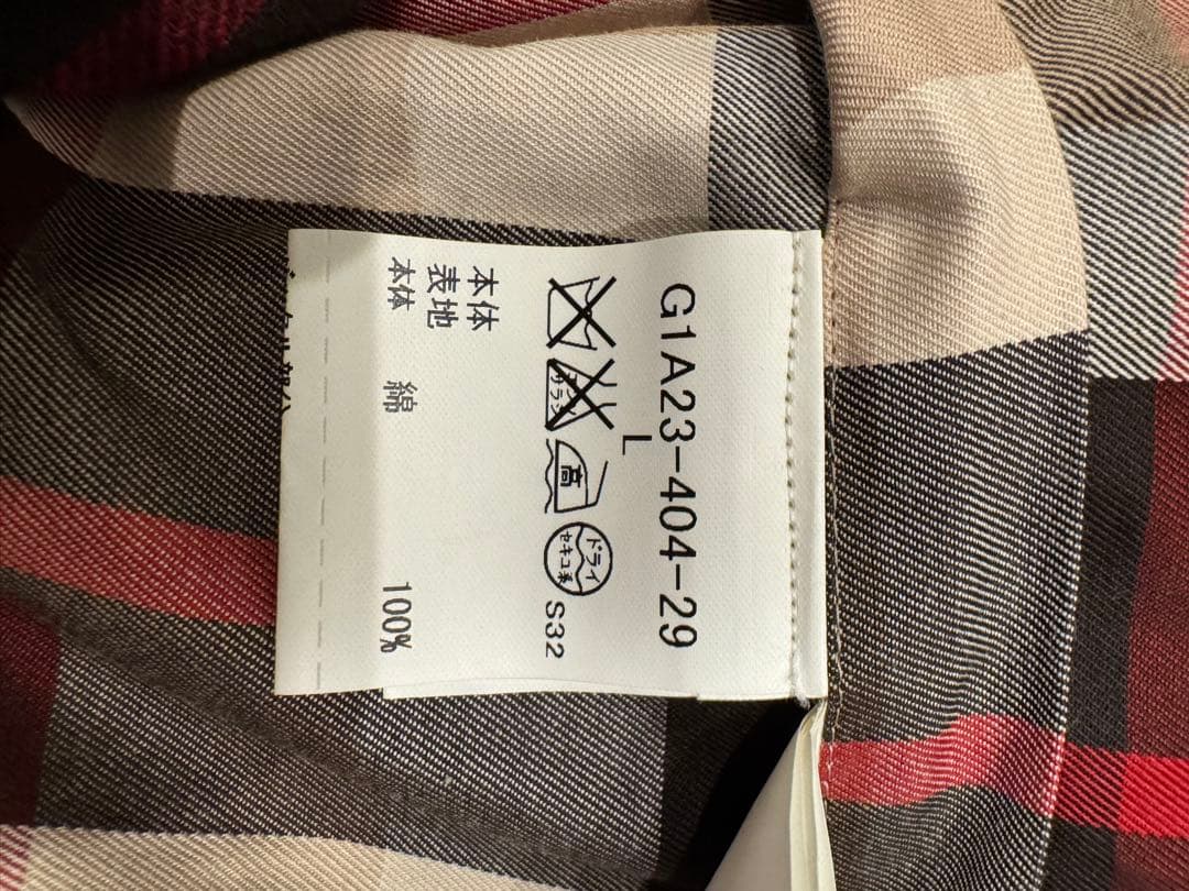 美品　マッキントッシュロンドン　トレンチコート　ブラック　Lサイズ