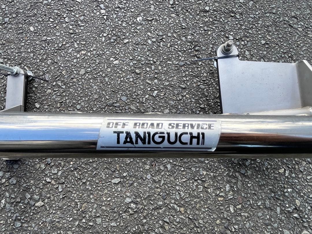 ジムニーJB23用　オフロードサービスタニグチ製　助手席用ステップ　ステンレス製