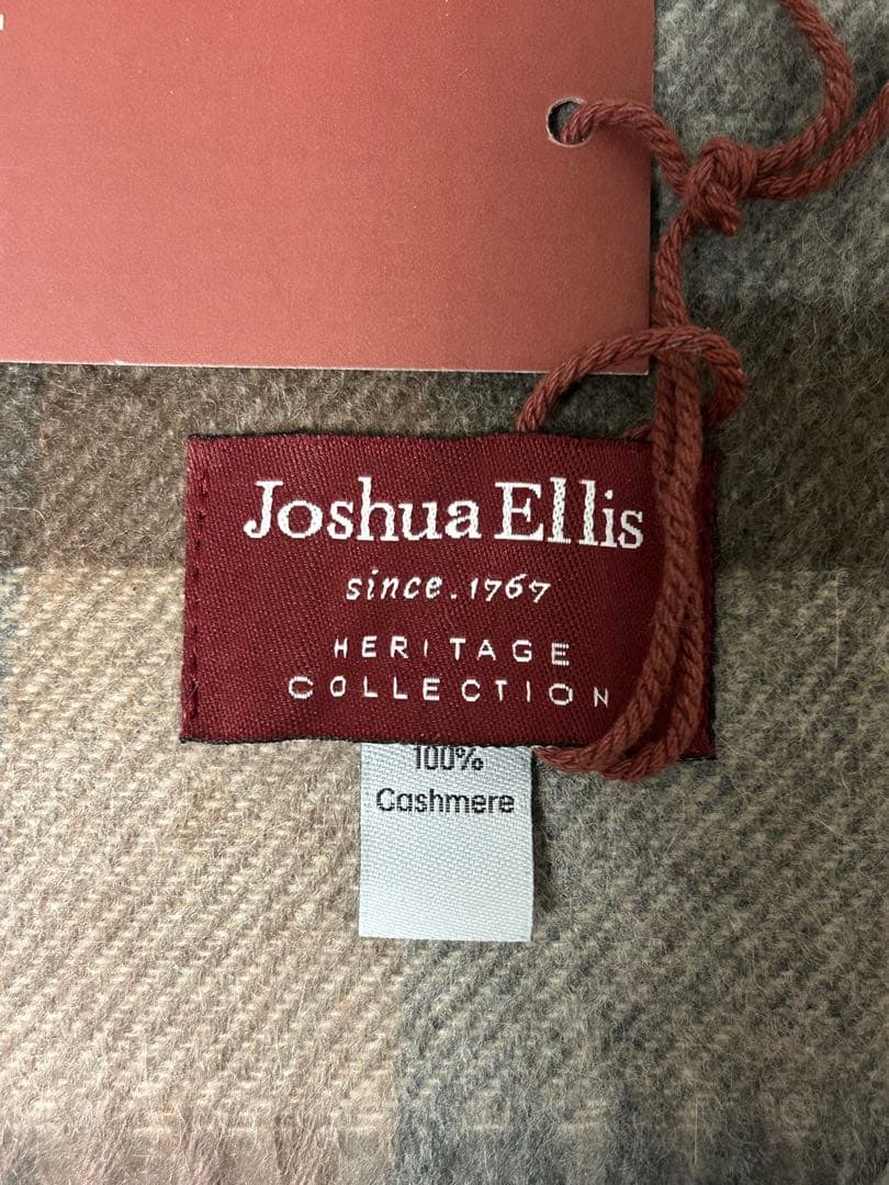 【新品・未使用】Joshua Ellis カシミア100% マフラー