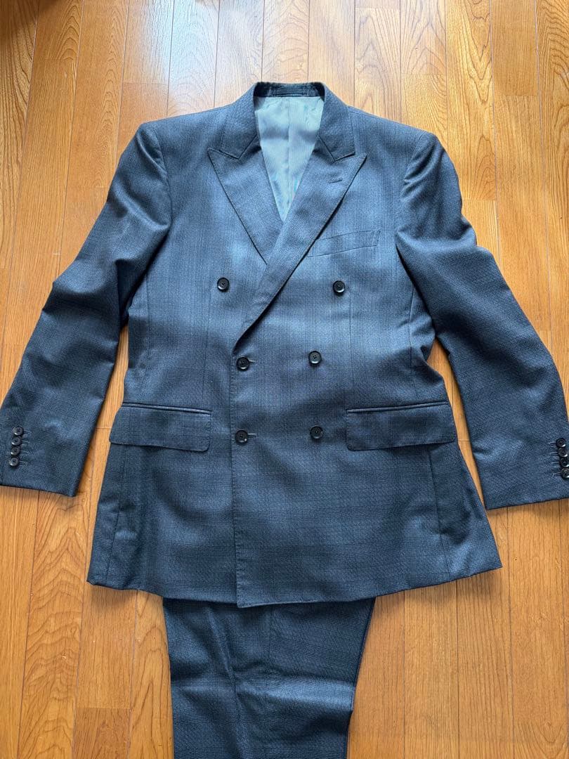 【日本製】ダブルブレストスーツ　A5相当