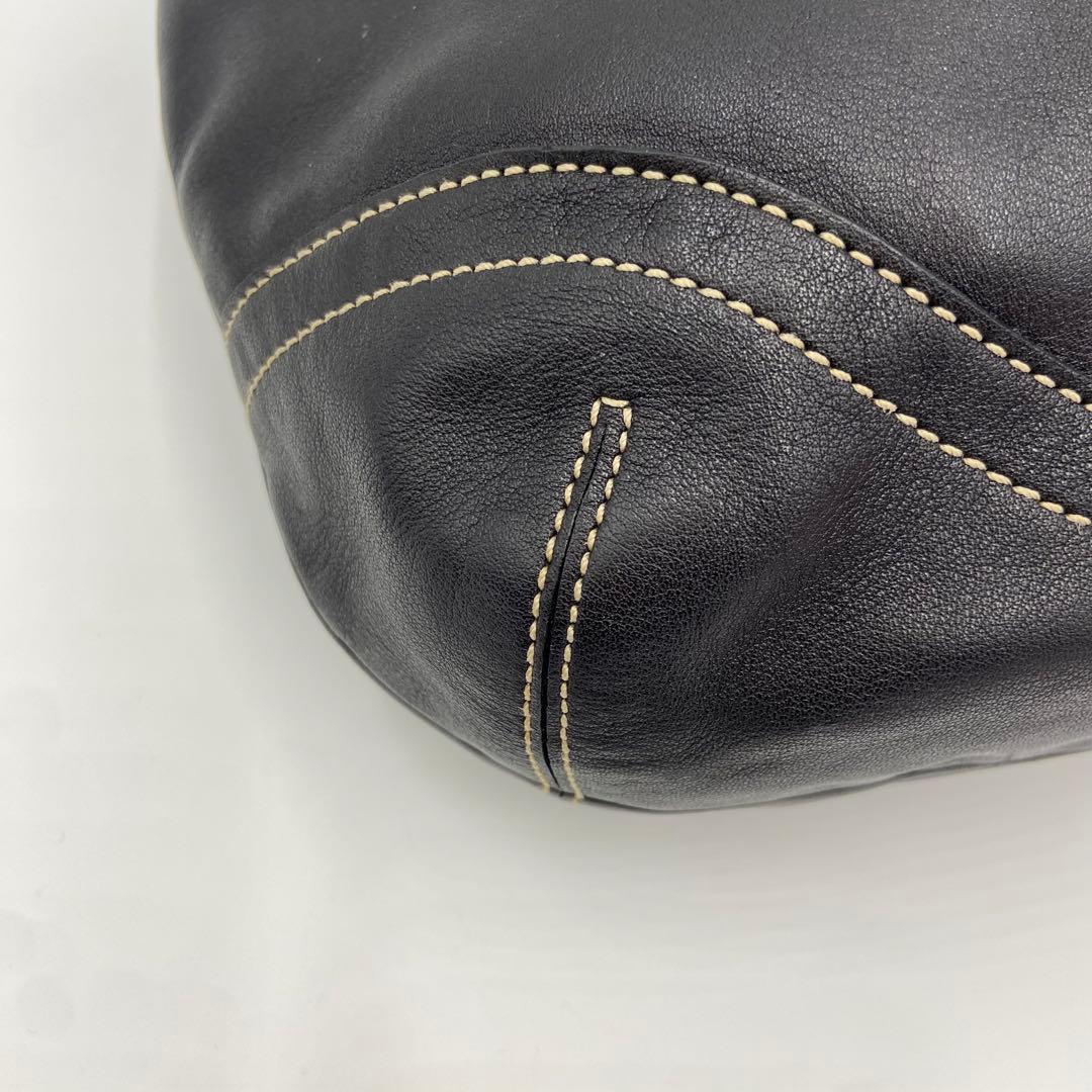 極美品✨コーチ ソーホー ワンショルダー アクセサリーポーチ ブラック 9738