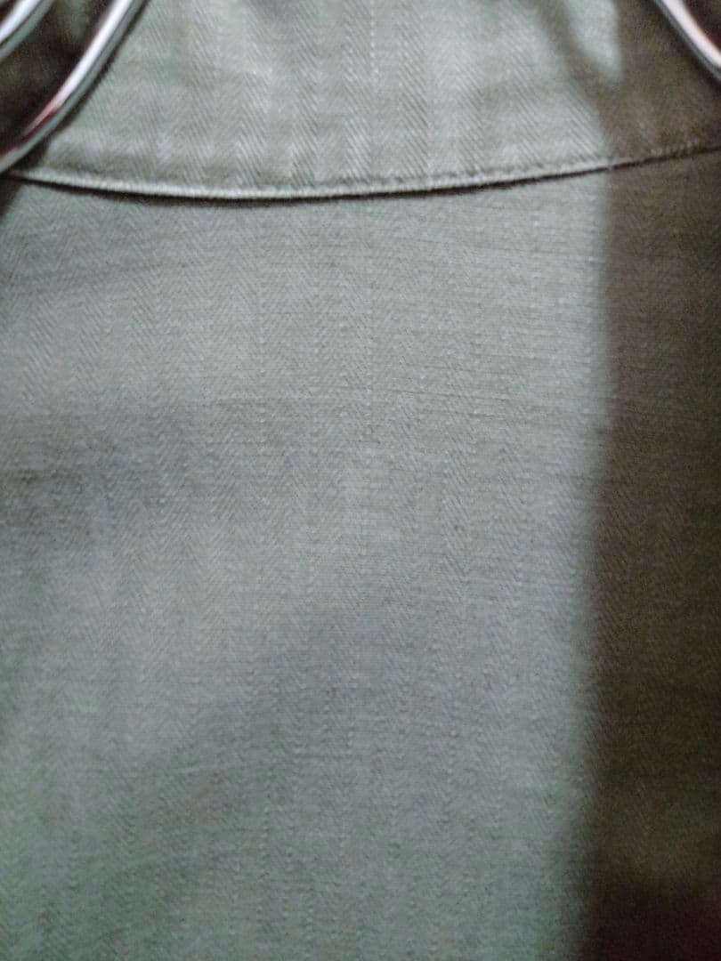 米軍　M-47 HBT ヘリンボーン　ユーティリティ　シャツ　40s 50s