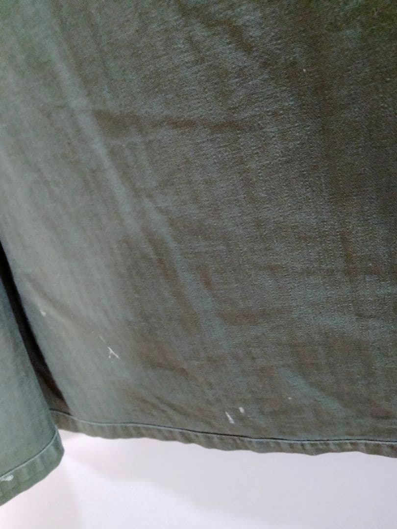 米軍　M-47 HBT ヘリンボーン　ユーティリティ　シャツ　40s 50s