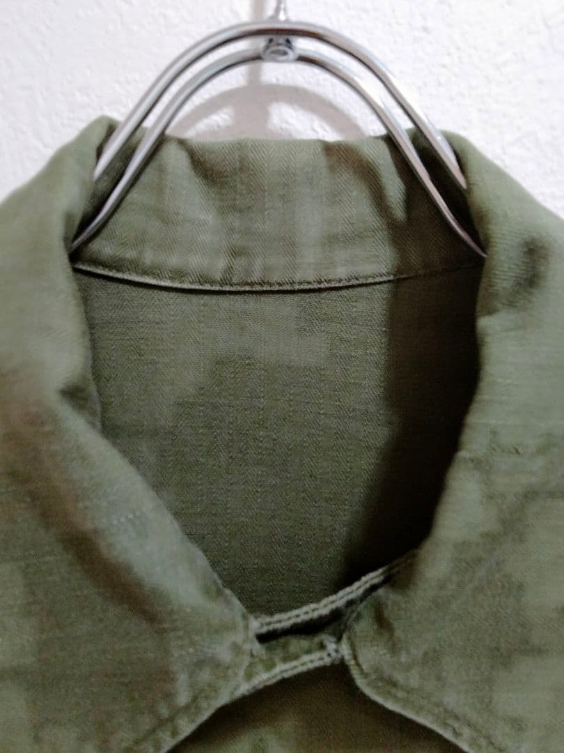 米軍　M-47 HBT ヘリンボーン　ユーティリティ　シャツ　40s 50s