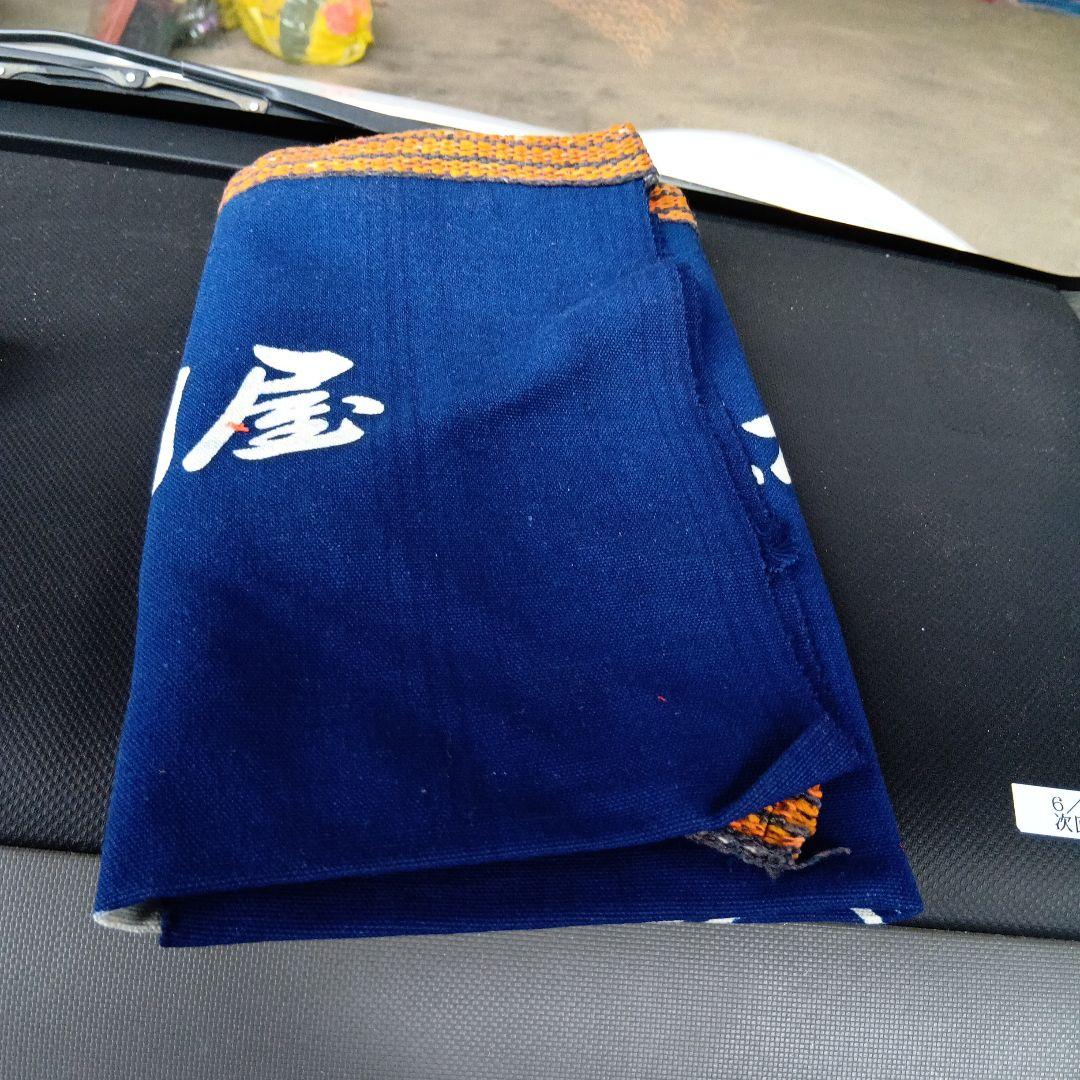 昔のエプロン帆前掛け綿生地 伝統的な青白デザイン10枚で一万円