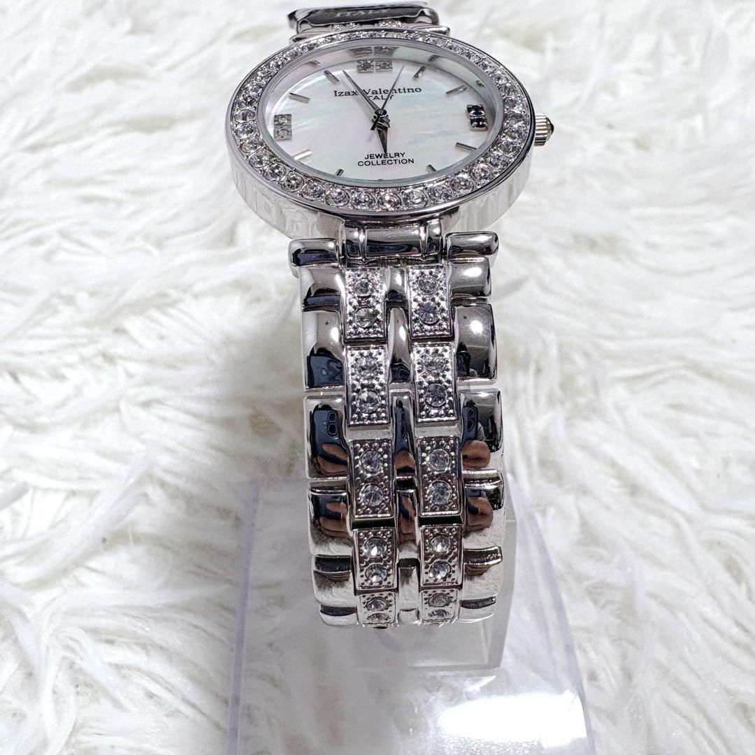 ✨新品✨アイザック バレンチノ シェル ダイヤ サファイヤ プラチナ ジルコニア