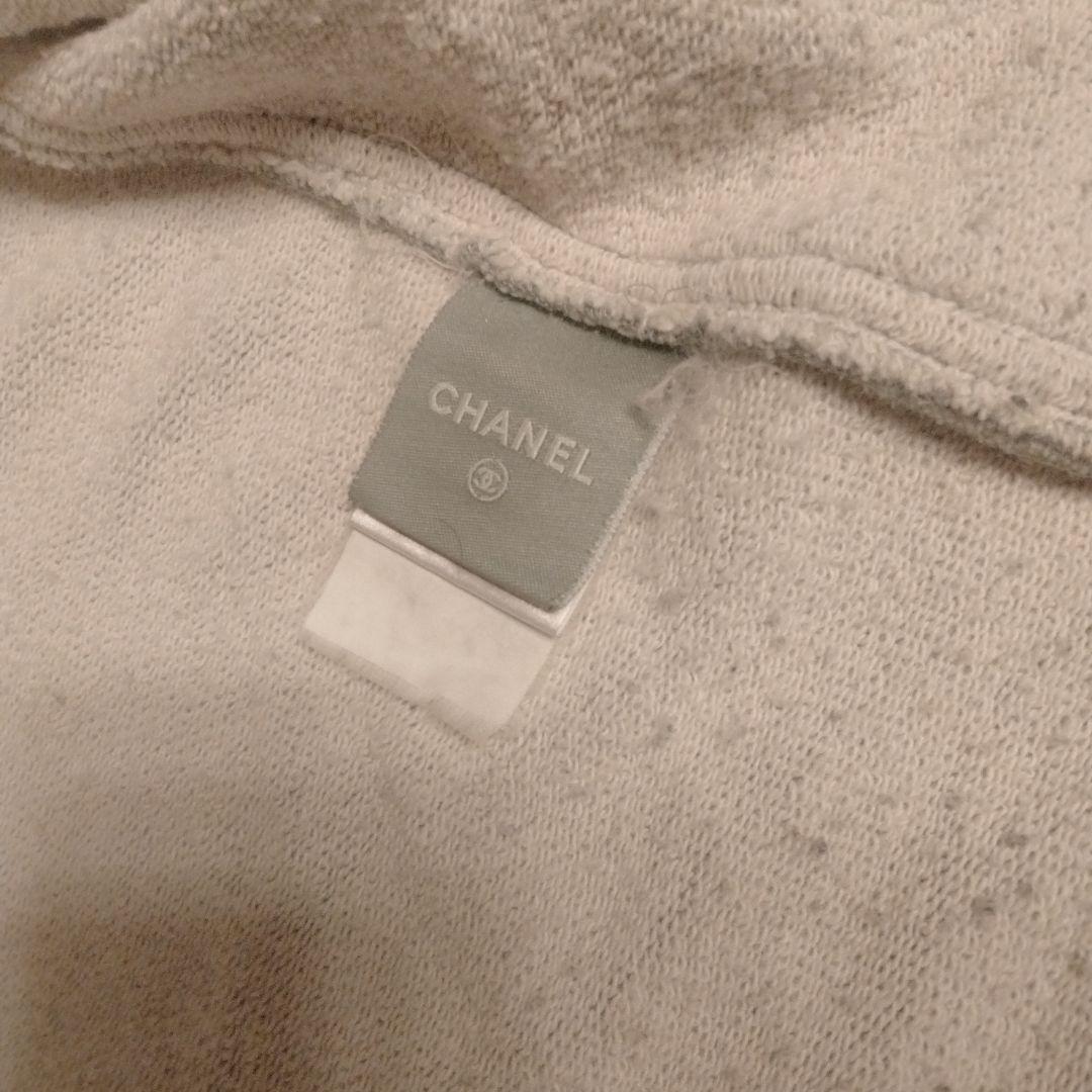 Chanel グレー フード付きパーカー