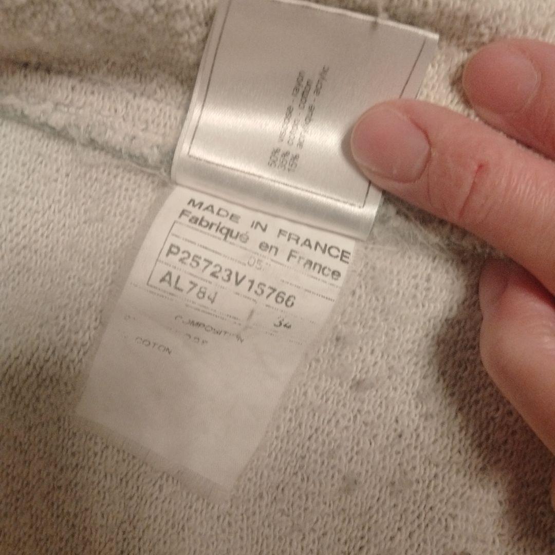 Chanel グレー フード付きパーカー