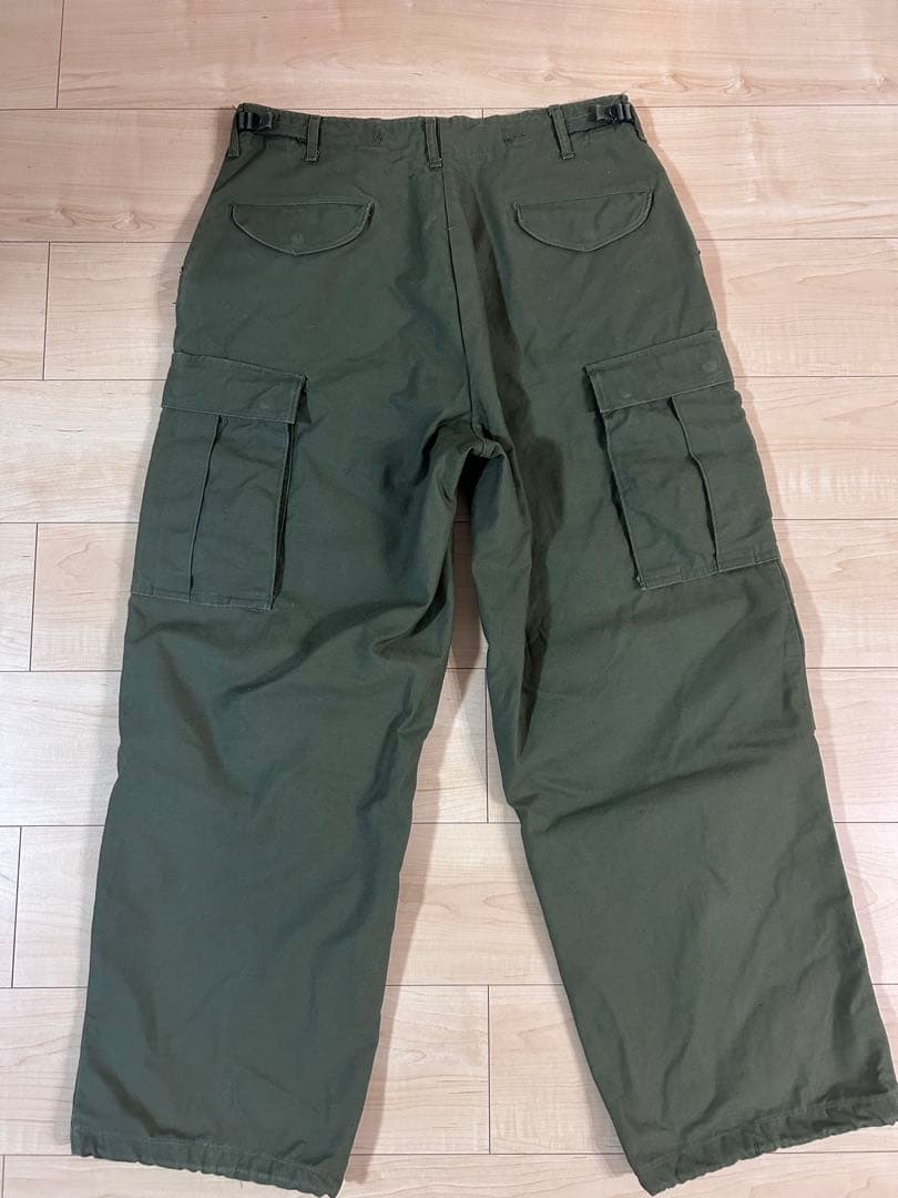 実物 USED 米軍 M-65 フィールドカーゴパンツ M-R 74年製