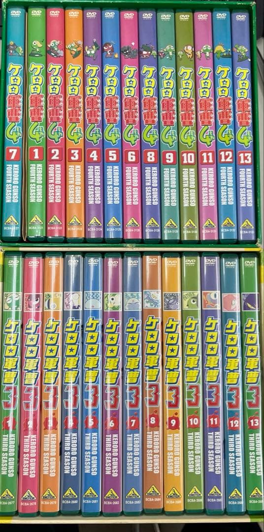 ケロロ軍曹　DVD box付きセット