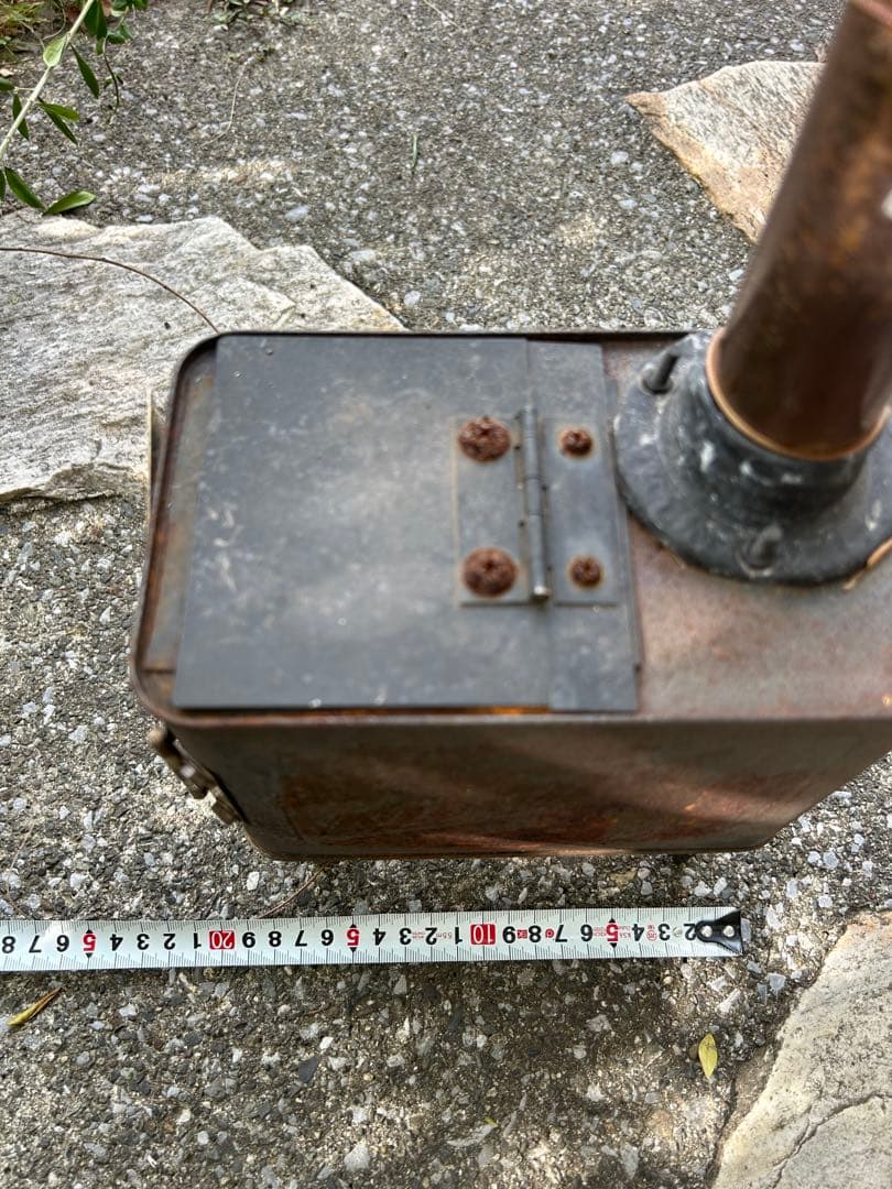 卓上　薪ストーブ 煙突付き