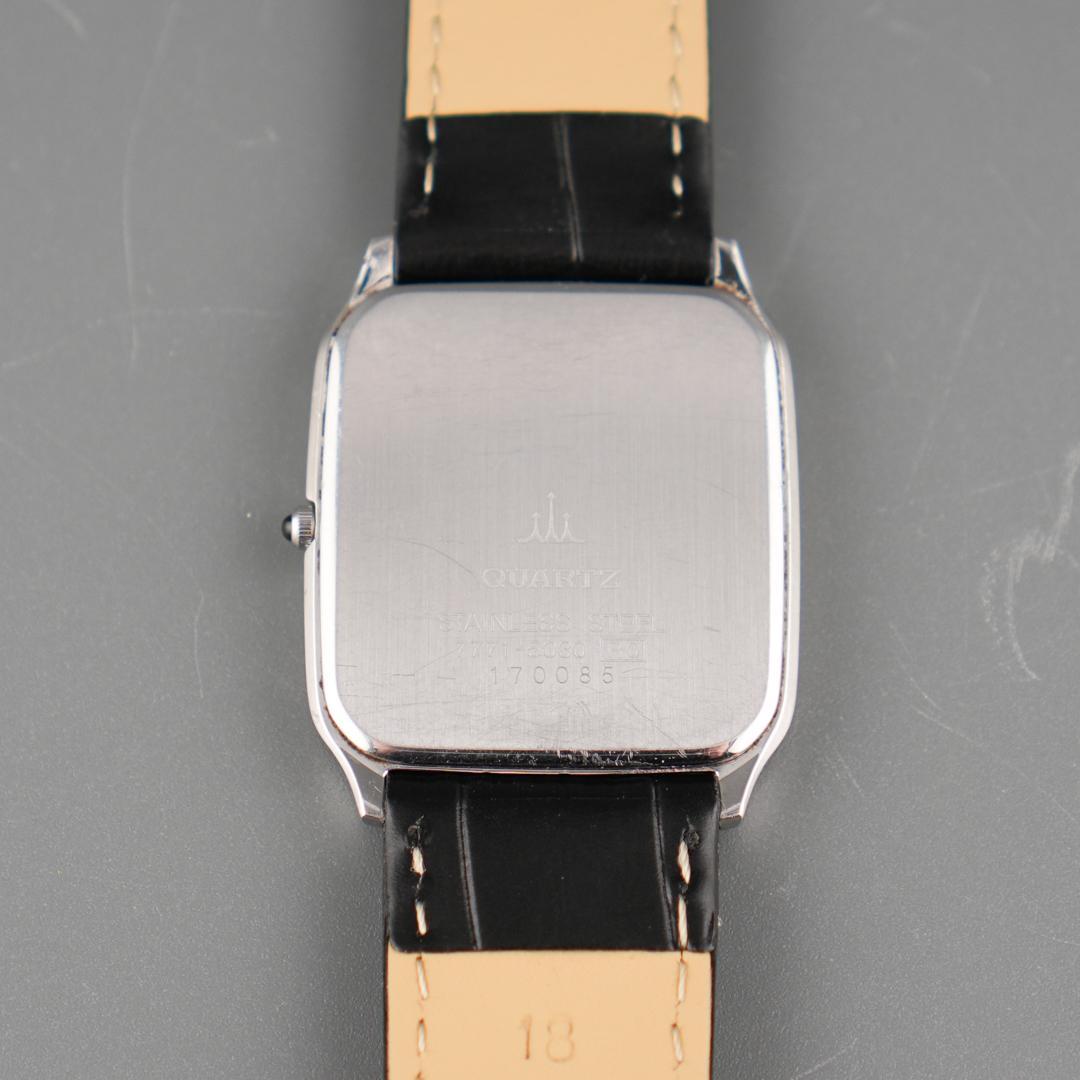 稼働 SEIKO CREDOR スクエア 腕時計 新品電池 新品ベルト クォーツ