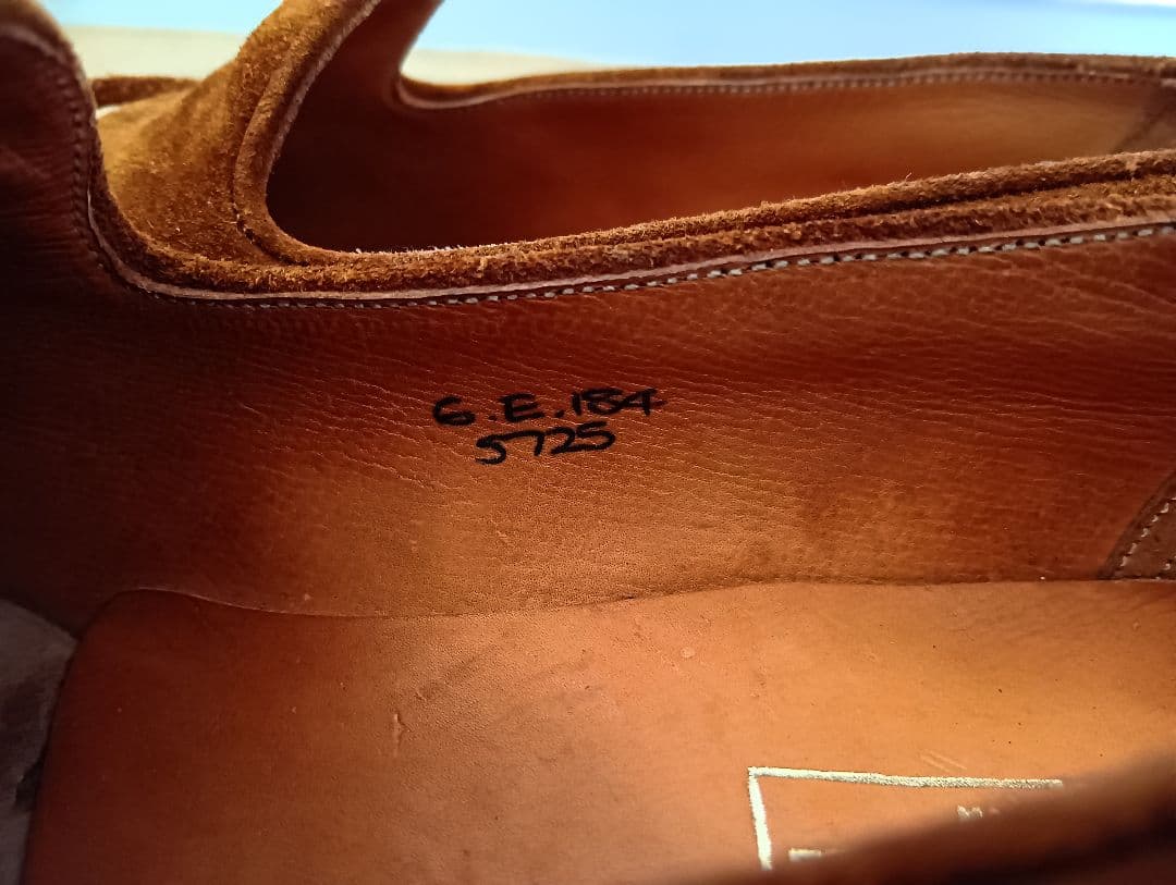 あ*ふ様 【デッドストック】旧工場製エドワードグリーン スエードタッセルローファ