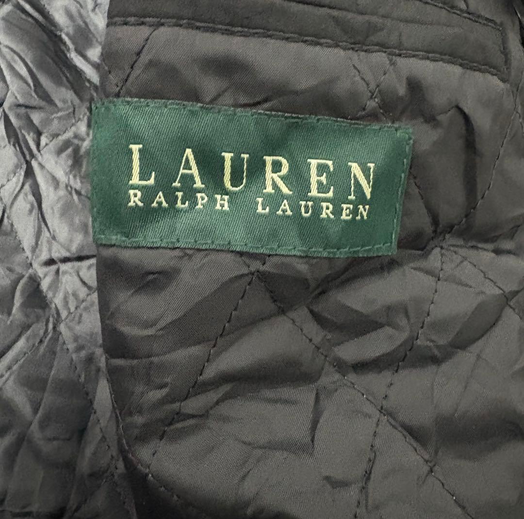 ラルフローレンピーコートデッドストック90sブラックvintage古着ウールL