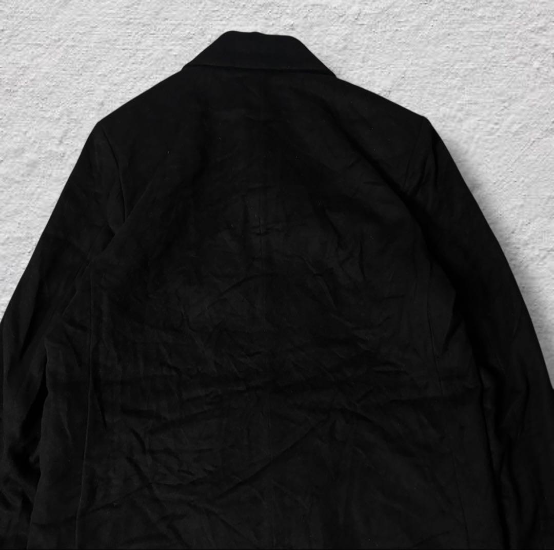 ラルフローレンピーコートデッドストック90sブラックvintage古着ウールL