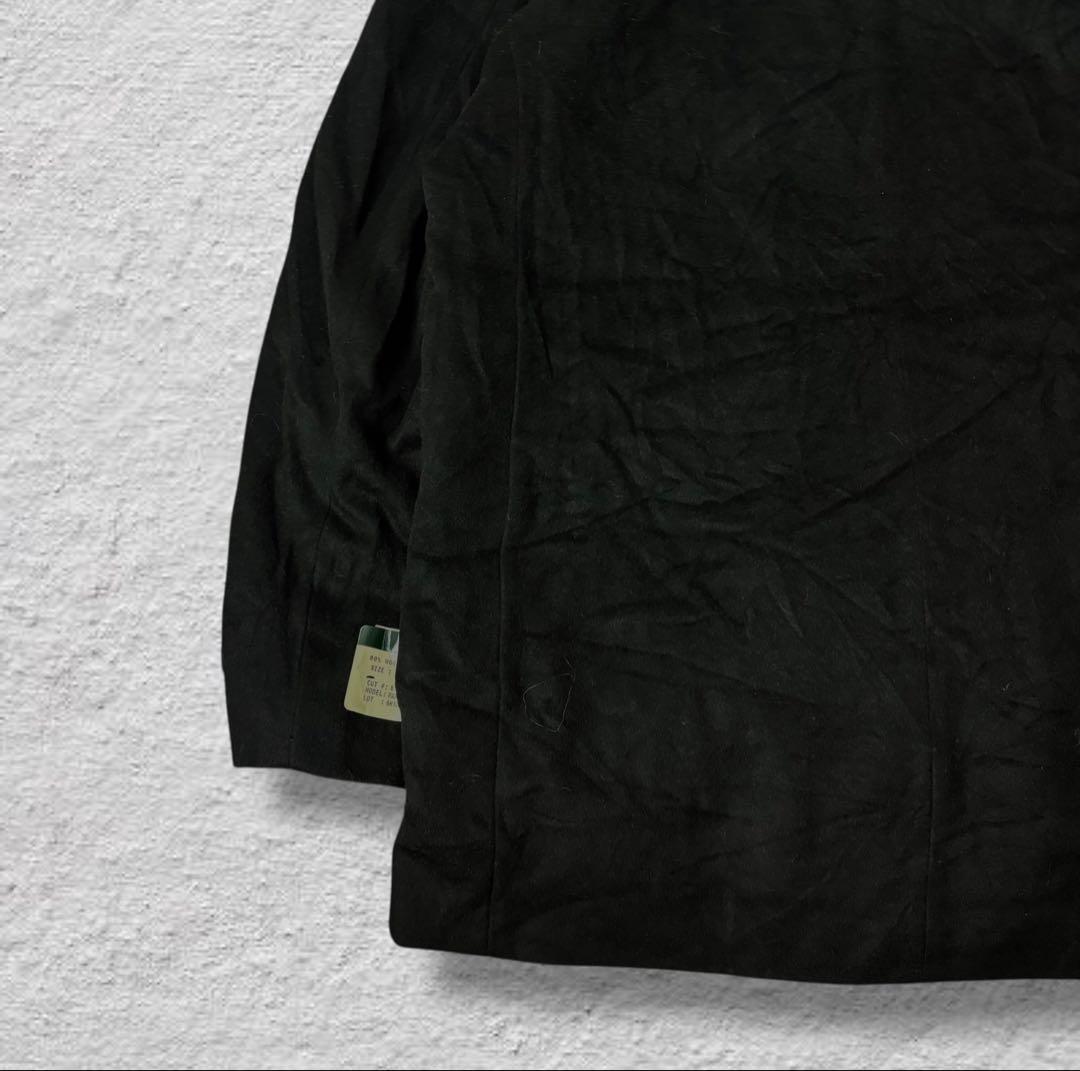 ラルフローレンピーコートデッドストック90sブラックvintage古着ウールL