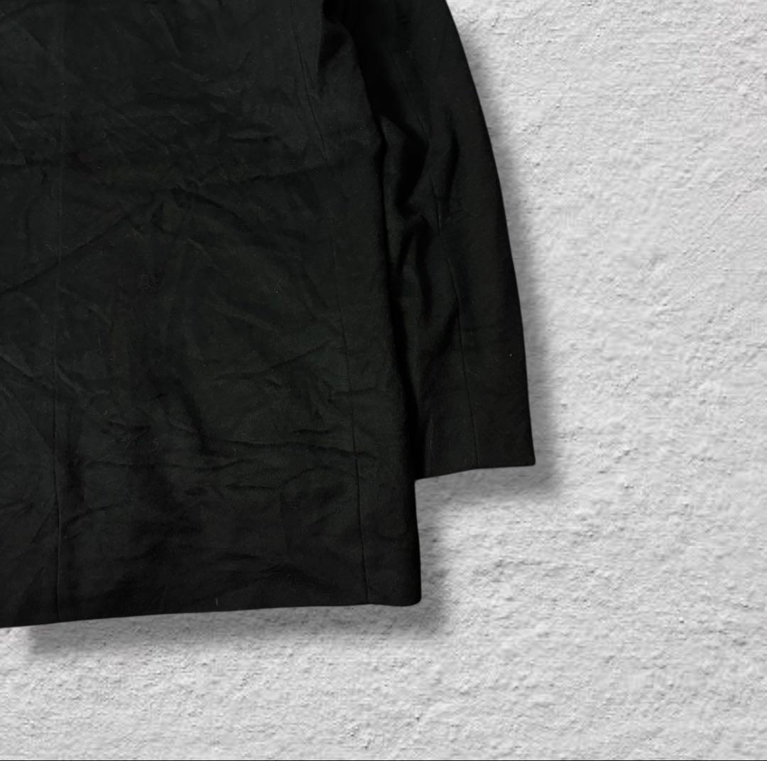 ラルフローレンピーコートデッドストック90sブラックvintage古着ウールL