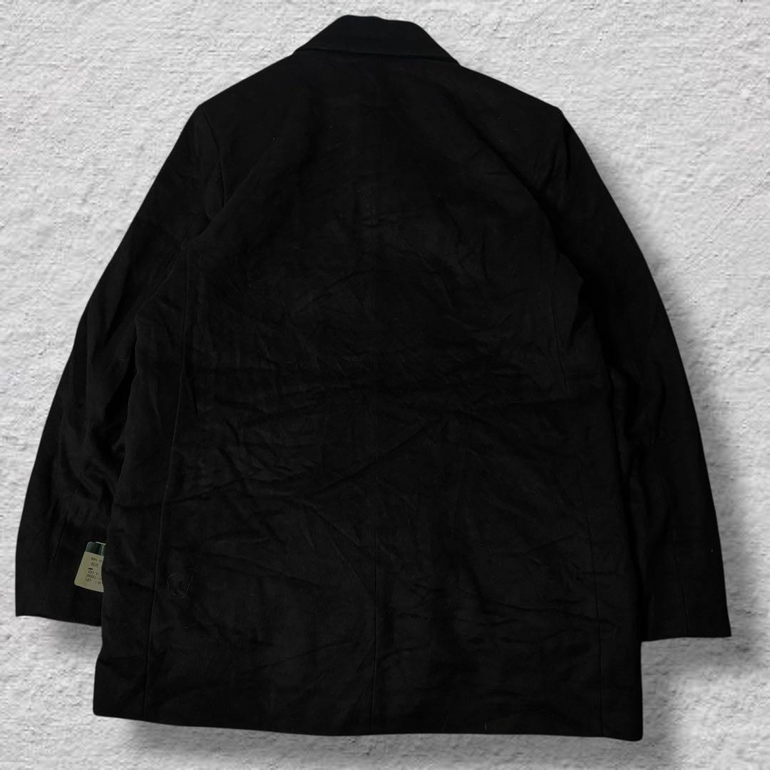 ラルフローレンピーコートデッドストック90sブラックvintage古着ウールL