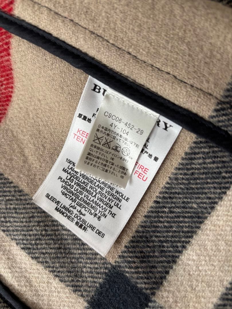 Burberry ダッフルコート　4Y 美品