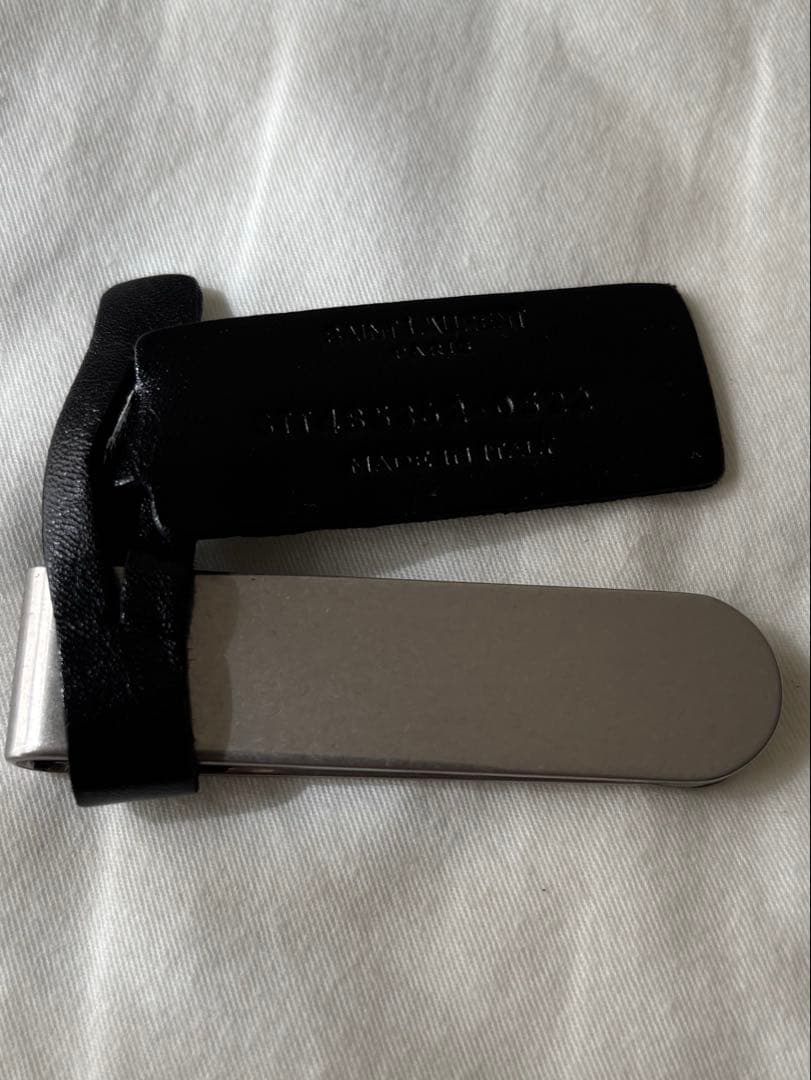 〈新品未使用品〉SAINT LAURENT マネークリップ シルバー
