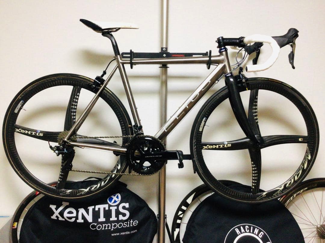 TNi チタンフレーム ロードバイク デュラエース9000系コンポ 未走行車