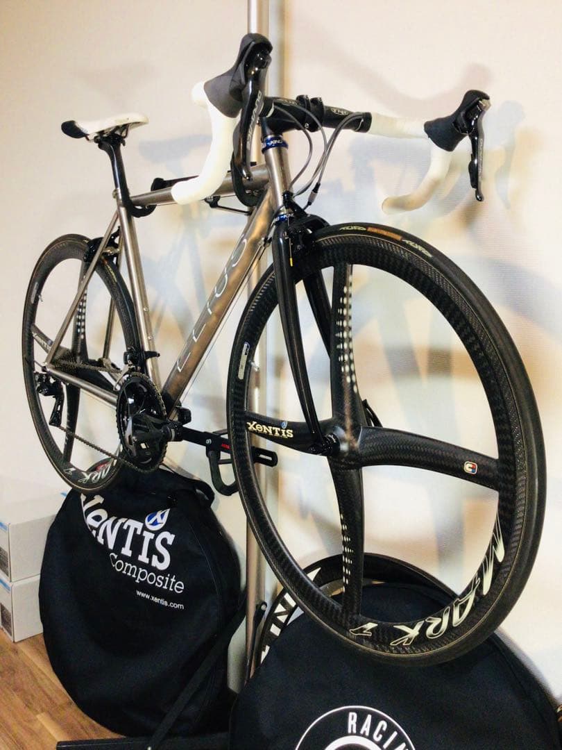 TNi チタンフレーム ロードバイク デュラエース9000系コンポ 未走行車