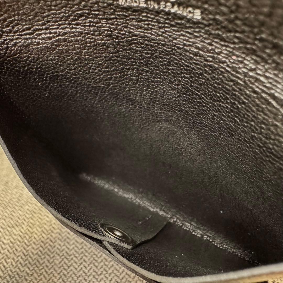 HERMES エルメス バスティア ケース ブラック