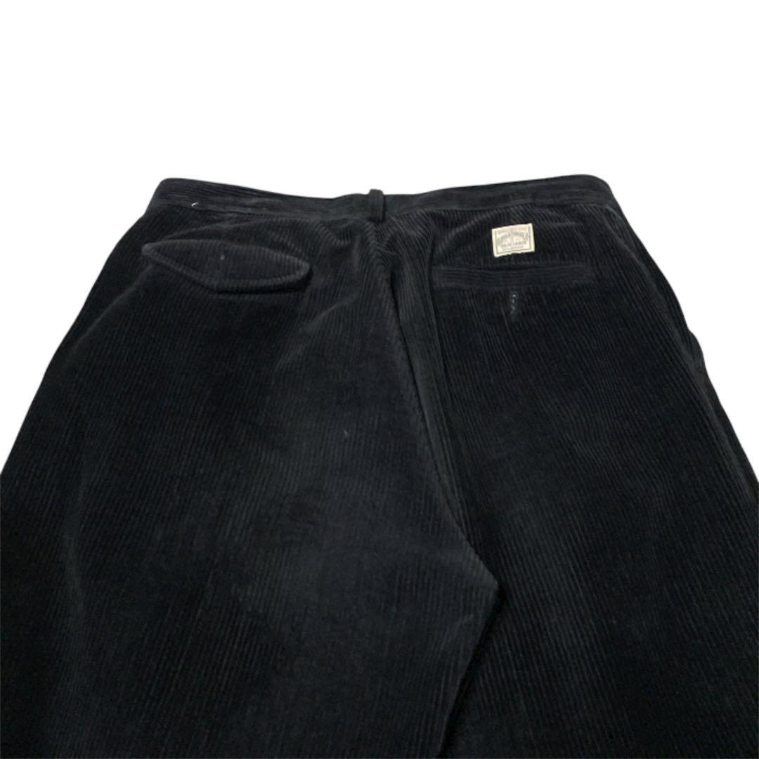 当日発送フォロー割　初期タグ　USA製　ポロチノ　コーデュロイ　ブラック