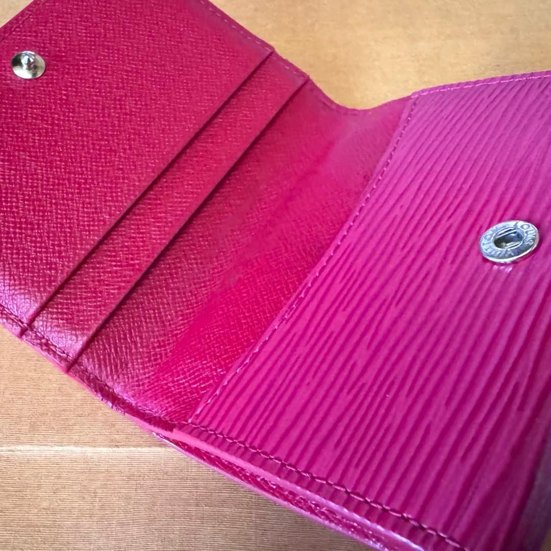 LOUIS VUITTON エピ ルージュ ラドロー &カードケース 美品