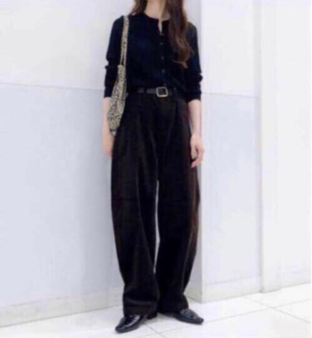 新品未使用　UNIQLO コーデュロイカーブパンツ(丈標準) S コトニエ