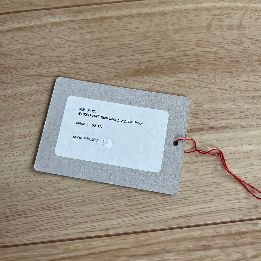 【haru ❤︎】マチュアーハ　ボックスドハット　7センチブリム　リボン付き