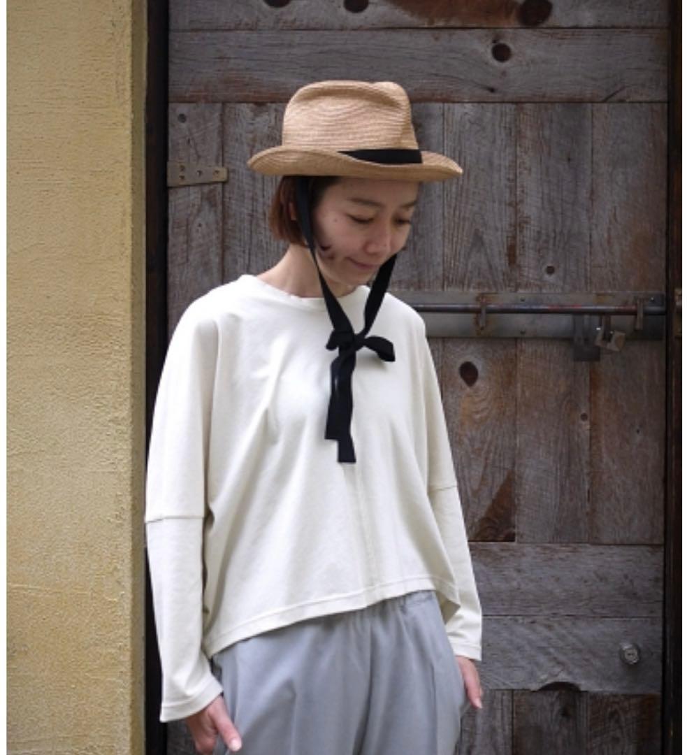 【haru ❤︎】マチュアーハ　ボックスドハット　7センチブリム　リボン付き