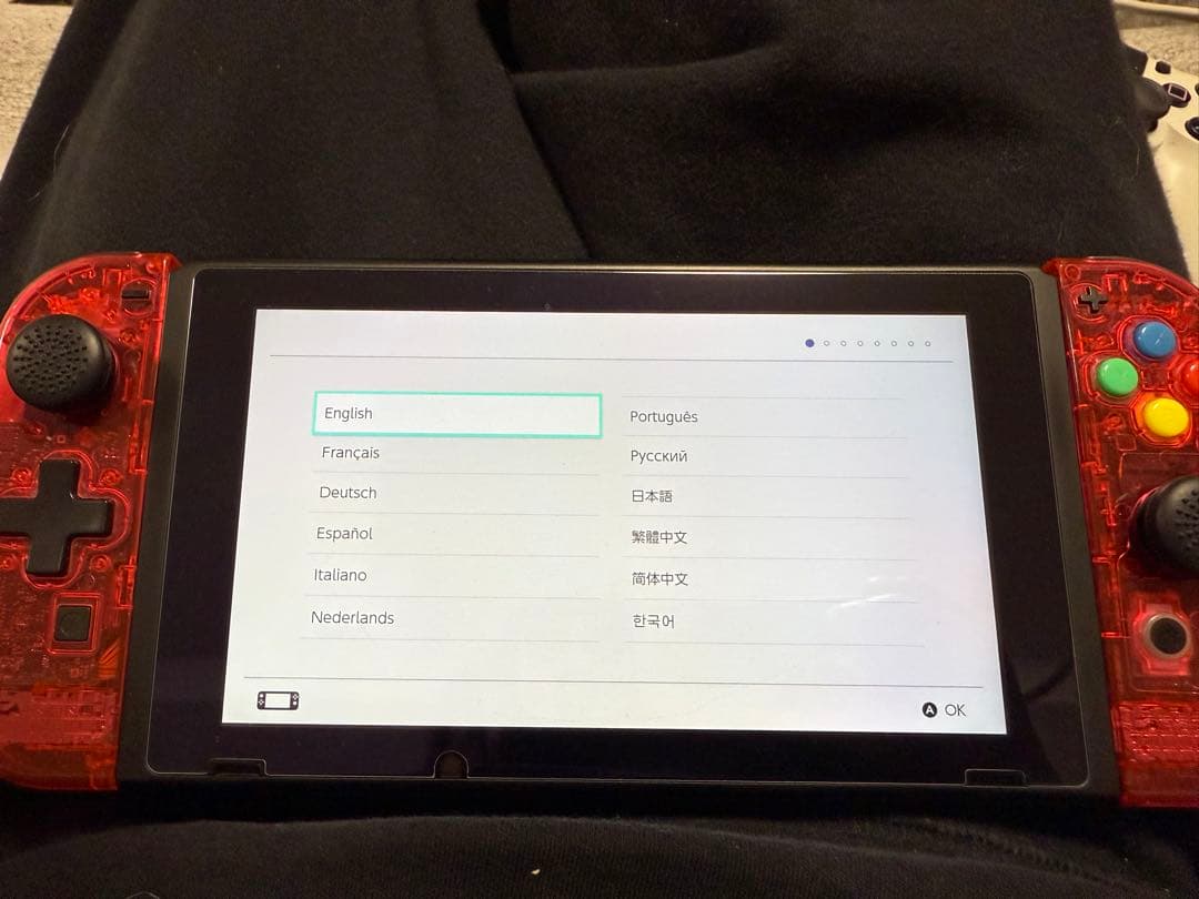 Nintendo Switch 本体 ジョイコン スケルトン カスタム