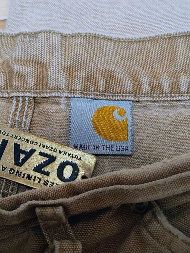 カーハート ダブルニー 襤褸 ボロ サルベージ 雰囲気 w33 l30