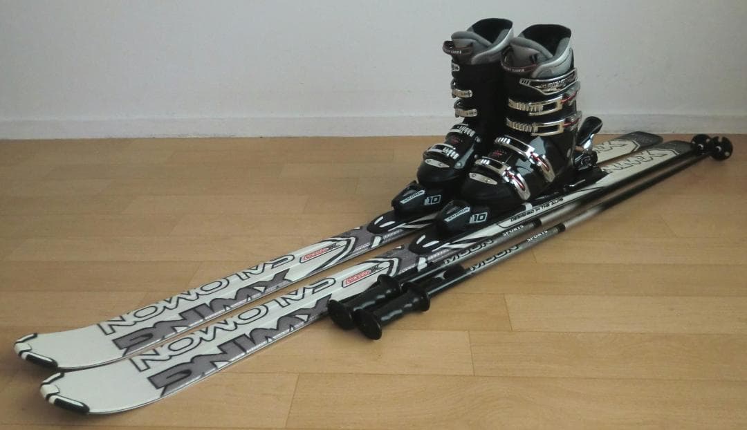 ■■11月限定■送料無料■サロモンメンズスキー4点セット165/27-27.5■