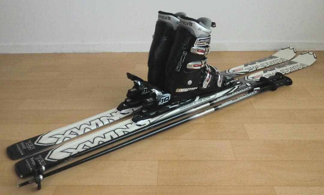 ■■11月限定■送料無料■サロモンメンズスキー4点セット165/27-27.5■