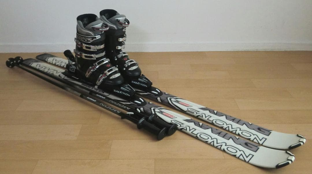 ■■11月限定■送料無料■サロモンメンズスキー4点セット165/27-27.5■