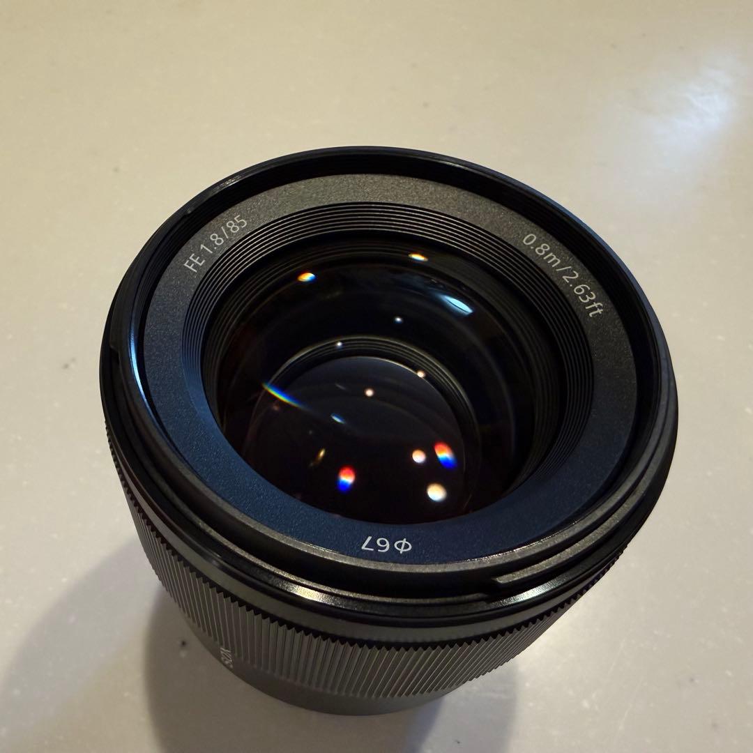 美品 SONY SEL85F18 FE 85mm F1.8 単焦点レンズ