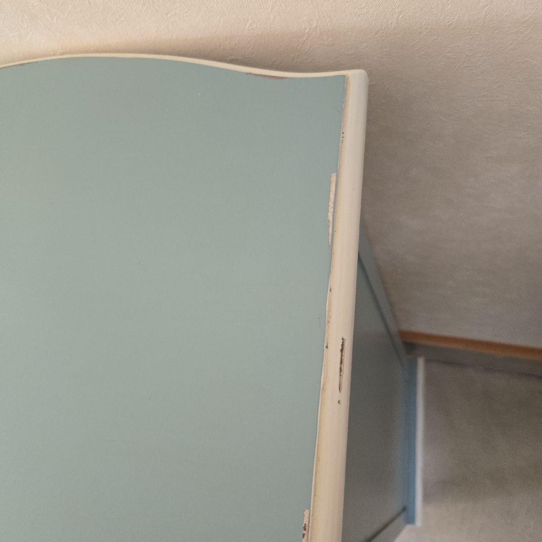 ローズデザインの5段チェスト　世界にひとつだけの花ハンドペイント