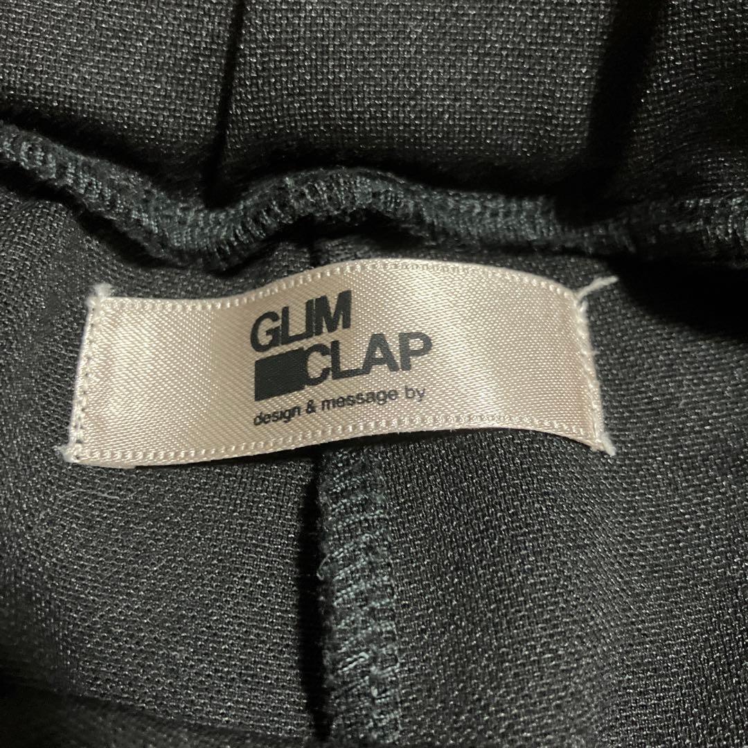 【GLIMCLAP】 Logo design jersey pants