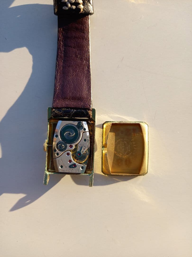 Lord Elgin 手巻き　腕時計 14Kゴールドフィルド