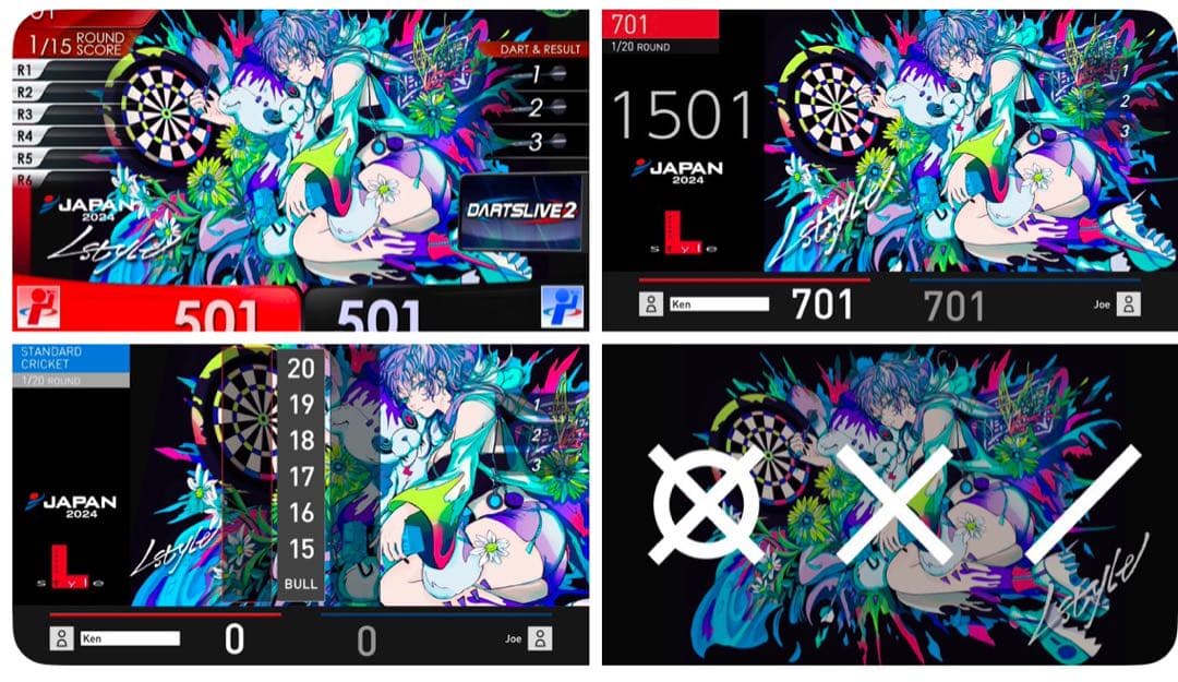 2024 L-styleオリジナルダーツライブカード