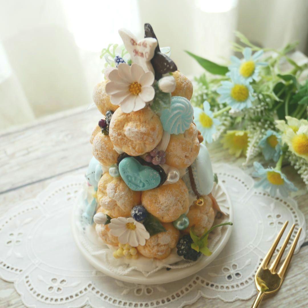 【＊さおり＊様】フェイクスイーツ◆クロカンブッシュ風♬プチシュータワー◆オブジェ